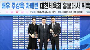 배우 주상욱·차예련, 대한체육회 홍보대사 위촉…"스포츠가 지닌 감동 전달"